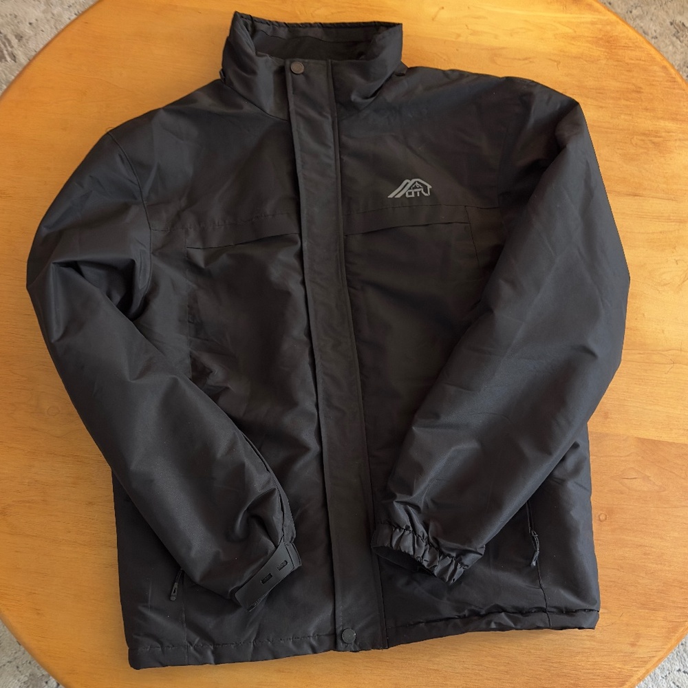 OTU Waterproof Black Jacket - Medium